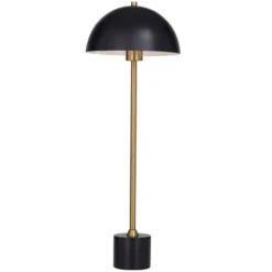 28" X 10" Metal Umbrella Style Desk Lamp With Marble Base - Olivia & May -Olivia & May GUEST 172d949e deda 4e7e 932e 17d95aa5d697