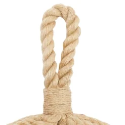 Glass Wall Mirror With Rope Accents Brown - Olivia & May -Olivia & May GUEST 1778633c c817 4138 a942 6cf7e30eb8cc