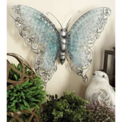 Eclectic Butterfly Wall Decor Silver - Olivia & May -Olivia & May GUEST 17889754 8eb1 483d bbcc 9e934673474c