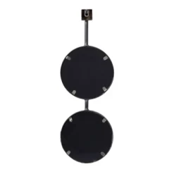Modern Metal Wall Mirror Set Of 4 Black - Olivia & May -Olivia & May GUEST 17c84869 5e4a 4bc6 a93e 9325fd86e22c