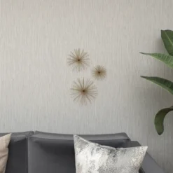 Contemporary Metal Starburst 3D Wall Decor Set Of 3 Gold - Olivia & May -Olivia & May GUEST 185c579d 791c 4593 a615 296579bf1491