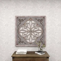 Farmhouse Wood Wall Decor Gray - Olivia & May -Olivia & May GUEST 18ea5f3f bfc5 465b 844c f5ed1001b3da