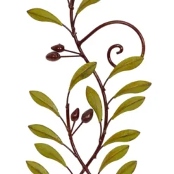 Set Of 2 Metal Leaf Wall Decors Green - Olivia & May -Olivia & May GUEST 1949d6fe aa1d 4b8b 8519 ddd54018e8cb
