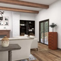 Traditional Faux Leather 6 Drawer Chest Camel Brown - Olivia & May -Olivia & May GUEST 1a6667d4 e811 40b8 aa39 b3cbf2be688e