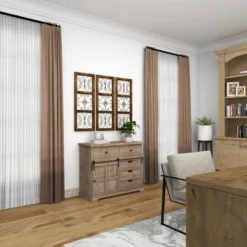 36" X 14" Wood Scroll Window Inspired Wall Decor With Metal Scrollwork Relief Brown - Olivia & May -Olivia & May GUEST 1a8093fb 8896 4b4e 8077 32d712755ac8