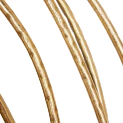 Metal Wall Mirror With Overlapping Ring Frame Gold - Olivia & May -Olivia & May GUEST 1af78489 130c 4459 89fa 1a9088bd87fb