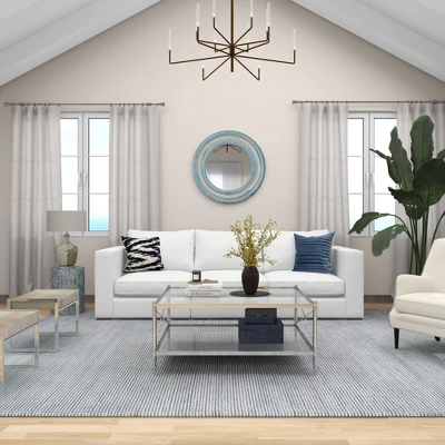 Wood Floral Carved Wall Mirror Beige - Olivia & May 10 Wood Floral Carved Wall Mirror Beige - Olivia & May - Image 8