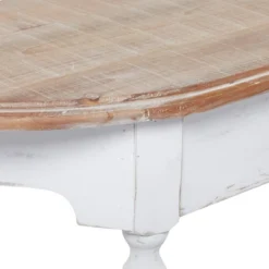 Farmhouse Half Moon Wood Console Table White - Olivia & May -Olivia & May GUEST 1bdfb7ab 3d96 4484 83d1 454bb3ea3ea3