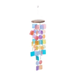 5" Glass Coastal Abstract Windchime - Olivia & May 11 5" Glass Coastal Abstract Windchime - Olivia & May -Olivia & May GUEST 1be9076d d60a 4393 98da 7831a3ff7ab6