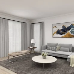 Contemporary Decorative Stainless Steel Cowhide Bench Silver - Olivia & May -Olivia & May GUEST 1c15f201 d01a 46cd 9557 2a472dc7c720