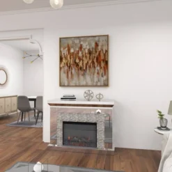 Canvas Abstract Framed Wall Art With Gold Frame Gold - Olivia & May -Olivia & May GUEST 1c5671ba f0ea 455e 9a4d 0f8a8f94846c