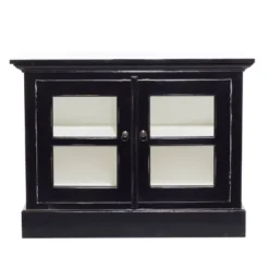 Traditional Wood Cabinet Black - Olivia & May -Olivia & May GUEST 1cb94d02 6124 4a6e b6f7 cfb050998a0a