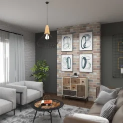 Wood And Metal 7 Drawer Buffet White/Black - Olivia & May -Olivia & May GUEST 1cf43de8 45af 4a2e 9d20 24393f994ddd