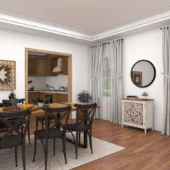 Natural Wood Cabinet With Trellis Doors Light Brown - Olivia & May -Olivia & May GUEST 1d14923f 6ae5 44e3 b69f ba1b12b4f817