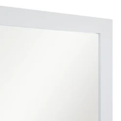 Contemporary Wood Rectangle Wall Mirror White - Olivia & May -Olivia & May GUEST 1d5c2594 2185 49a5 bb92 f306db9c5d99