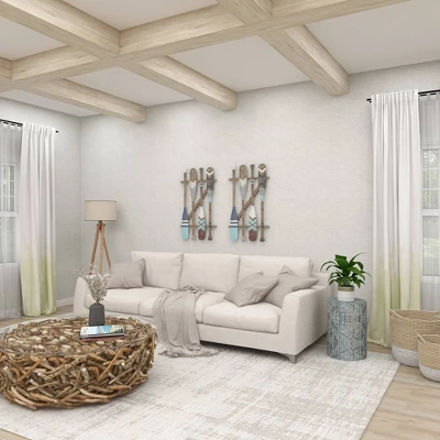 Coastal Wood Paddle Wall Decor With Arrow And Stripe Patterns - Olivia & May 10 Coastal Wood Paddle Wall Decor With Arrow And Stripe Patterns - Olivia & May - Image 8