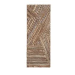 Reclaimed Wood Geometric Handmade Linear Wall Decor Brown - Olivia & May -Olivia & May GUEST 1db64ff8 9f22 41d7 9166 d6c0f30fbabc