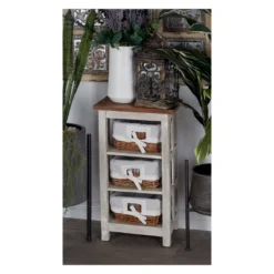 Wood Storage Cabinet 3 Drawer - Olivia & May -Olivia & May GUEST 1dbff16d 7cbe 4253 9cb5 1db756533342