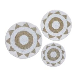 Set Of 3 Cotton Plate Handmade Woven Wall Decors - Olivia & May -Olivia & May GUEST 1de629ae 57ee 46ba b526 65b4887b2c24