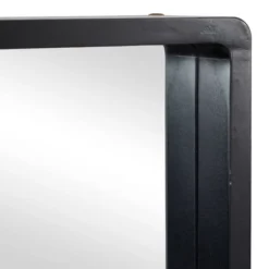 36" X 36" Contemporary Wood Rectangle Wall Mirror Black - Olivia & May -Olivia & May GUEST 1e47d0cf e94c 407d 8415 4e798bef8e9b