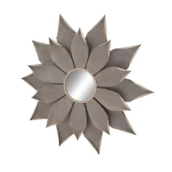 Metal Starburst Wall Mirror Light Brown - Olivia & May -Olivia & May GUEST 1ed880a9 e06a 4fd2 b784 cc34f374f539