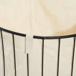 26 X 19 Contemporary Metal Storage Cart Off White - Olivia & May -Olivia & May GUEST 1eed2245 4553 4e28 b3ec 4fbc89646b7d