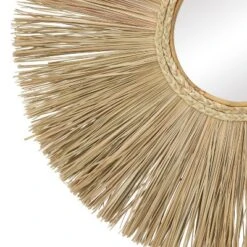 Wood Starburst Wall Mirror Brown - Olivia & May -Olivia & May GUEST 1f1243eb b924 408f bc29 145a3eb8cafa