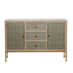 Contemporary Metal Cabinet Brown - Olivia & May -Olivia & May GUEST 2043ad24 fa88 469c 9fd0 3e6e23b370d4