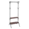 Industrial Metal Coat Rack Black - Olivia & May -Olivia & May GUEST 205b588e 0ca4 4e8a b350 56a81f9a3b93