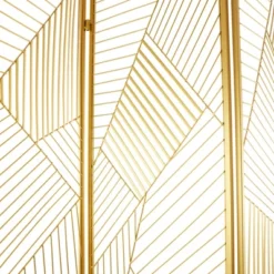 Glam Geometric Room Divider Screen Gold - Olivia & May 6 Glam Geometric Room Divider Screen Gold - Olivia & May -Olivia & May GUEST 20fa622f f66e 4ad8 8b2d fe024eb0868c