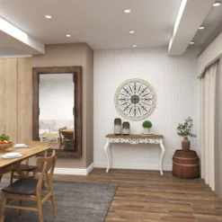 Wood Distressed Scroll Window Inspired Wall Decor With Metal Scrollwork Relief White - Olivia & May -Olivia & May GUEST 21c9428e 8887 4d3d b836 c4d8a838e02a