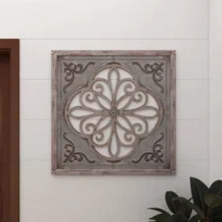 Farmhouse Wood Wall Decor Gray - Olivia & May -Olivia & May GUEST 21edea9b c59e 4c5e 9f2d 1ac4c6bd4d72