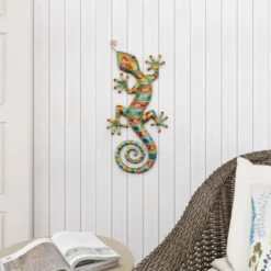 Eclectic Metal Lizard Wall Decor - Olivia & May 19 Eclectic Metal Lizard Wall Decor - Olivia & May -Olivia & May GUEST 22d815ff 82dd 40c4 915b ad2449c89527
