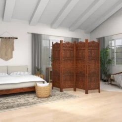 Traditional Wood Room Divider Screen Red - Olivia & May 19 Traditional Wood Room Divider Screen Red - Olivia & May -Olivia & May GUEST 2320374a bdc6 47c7 8c0d 069150850a90