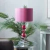 Glam Glass Table Lamp Set Of 2 Red - Olivia & May -Olivia & May GUEST 2496112d 9119 4bb6 89e7 3addd8f86b8e