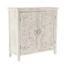 Rustic Wooden Cabinet With Carved Medallion Design Beige - Olivia & May -Olivia & May GUEST 24c1e78c e923 47e0 bd03 4443d850e4d7
