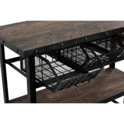 Industrial Metal Console Table Dark Black - Olivia & May -Olivia & May GUEST 25888693 1ddc 4fd0 ae26 564e47a7fa19