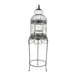 47" Iron Vintage Birdcage Black - Olivia & May -Olivia & May GUEST 2788cdf5 fcbb 42ef 9650 7c1159e17fde