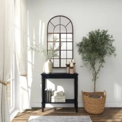 Traditional Wood Console Table Black - Olivia & May -Olivia & May GUEST 27eaa3b2 8567 4c4e ac8f 9f4809f72214