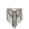 Cotton Macrame Intricately Weaved Wall Decor With Beaded Fringe Tassels - Olivia & May -Olivia & May GUEST 285c49d7 9f7c 4e22 8791 1913cdfbe20e