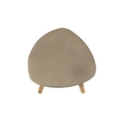 16"x16" Mid-Century Wood Outdoor Accent Table Gray - Olivia & May -Olivia & May GUEST 28920173 f02d 4b35 9154 14a250363e17