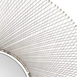 45" X 45" Metal Starburst Wall Mirror Silver - Olivia & May -Olivia & May GUEST 2b2940a5 e2c2 4409 9e05 0e8f48694fbb