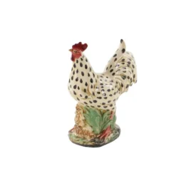 14" X 13" Farmhouse Ceramic Chicken Garden Sculpture Beige - Olivia & May -Olivia & May GUEST 2b2f979b ef14 4afd af9f 3daef5f7fe0b