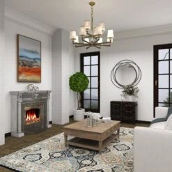 Traditional 6 Drawer Faux Leather Chest Black - Olivia & May -Olivia & May GUEST 2b3a7643 70a5 4b72 ba26 f4fea441f973