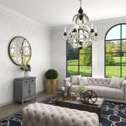 Vintage Wood Cabinet Gray - Olivia & May -Olivia & May GUEST 2b81a56c c294 4505 994f fe72daac490b