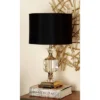 Crystal Table Lamp With Drum Shade Gold - Olivia & May -Olivia & May GUEST 2be42e5b 7176 4903 ade4 7210c27c3879