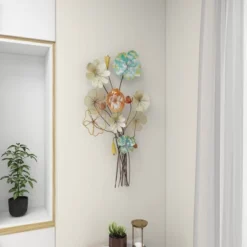 37" Metal Floral Wall Decor - Olivia & May -Olivia & May GUEST 2c339f50 3f89 4650 b83a a7f755dbb488