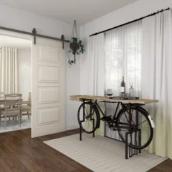 Rustic Metal Console Table Black - Olivia & May -Olivia & May GUEST 2cd0435d 7298 45b9 8d98 f8f9c0dfed57