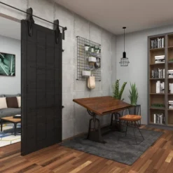 Industrial Teak Wood Console Table Brown - Olivia & May -Olivia & May GUEST 2d40a527 f018 437a 9d33 105cd38885a7