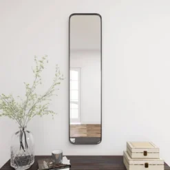 Metal Rectangle Wall Mirror With Thin Frame – Olivia & May -Olivia & May GUEST 2d5d2c04 30a9 470a 8ee7 43dda7361dd5